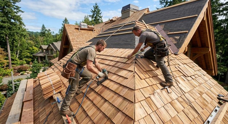 Cedar Roof Installation in Lenexa, KS