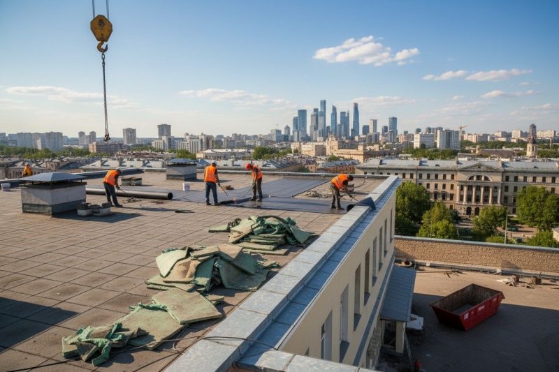 Flat Roof Replacement detail