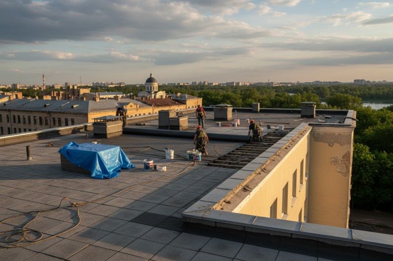 Flat Roof Replacement detail