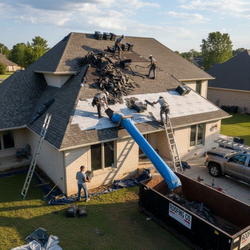 Residential Roof Replacement detail