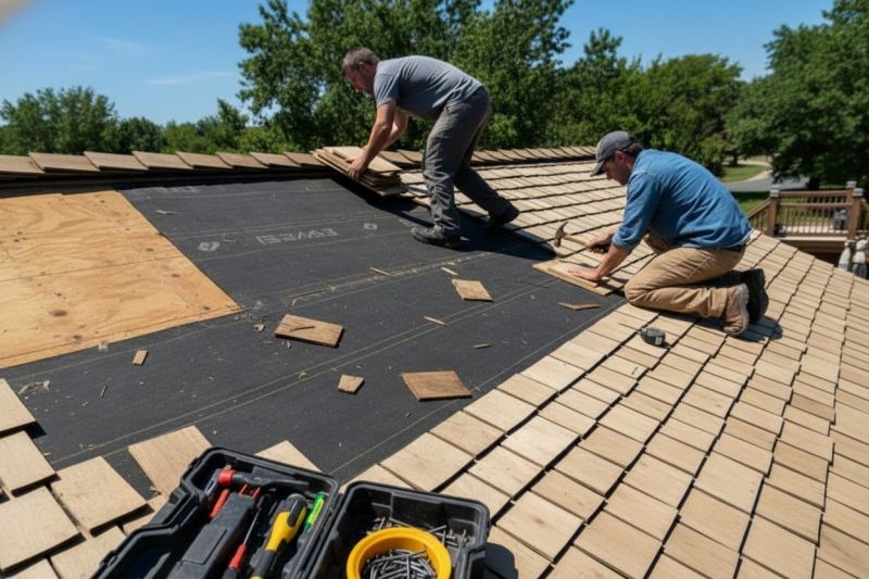 Wood Shake Roof Repair